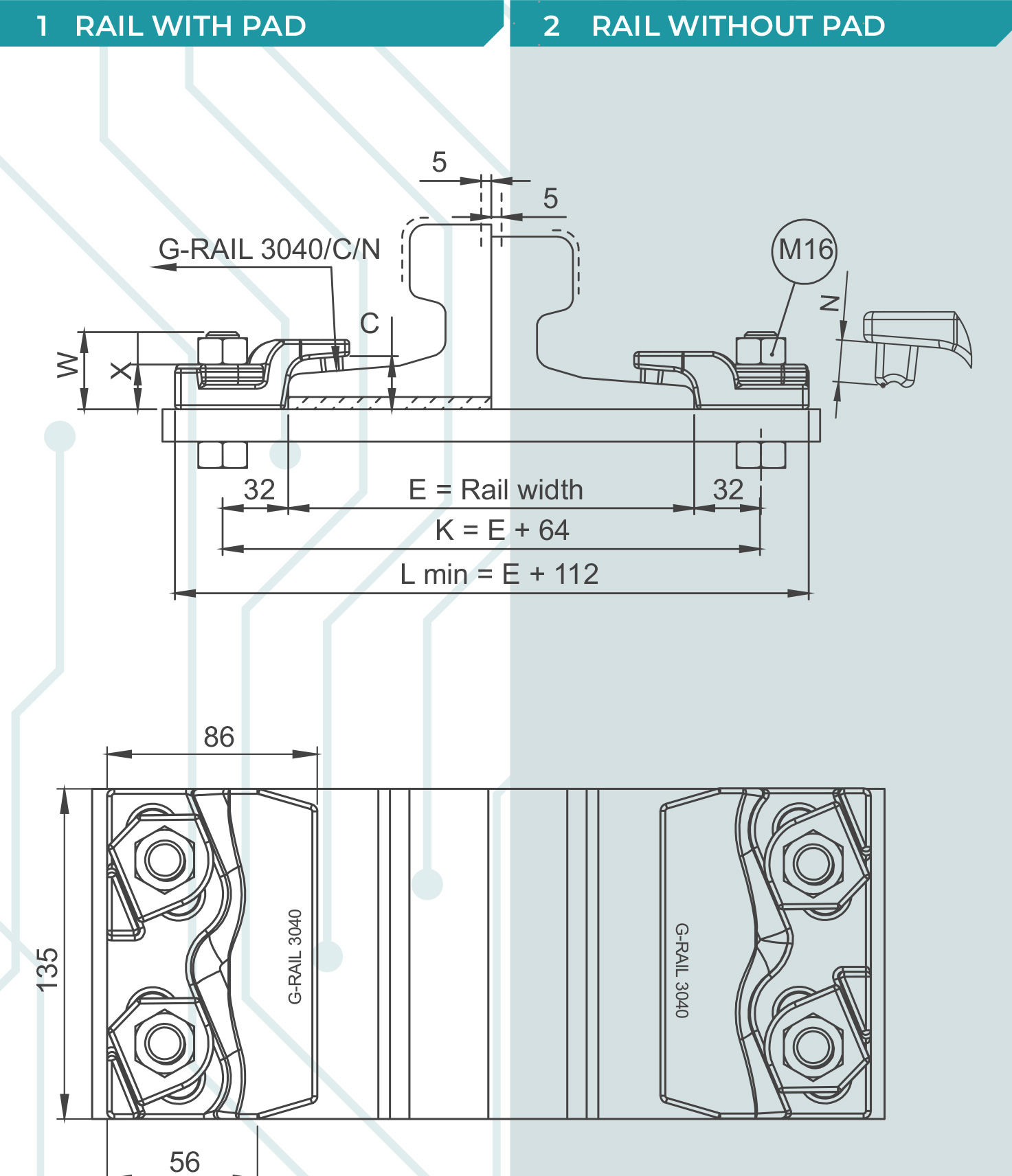G-RAIL 3040
